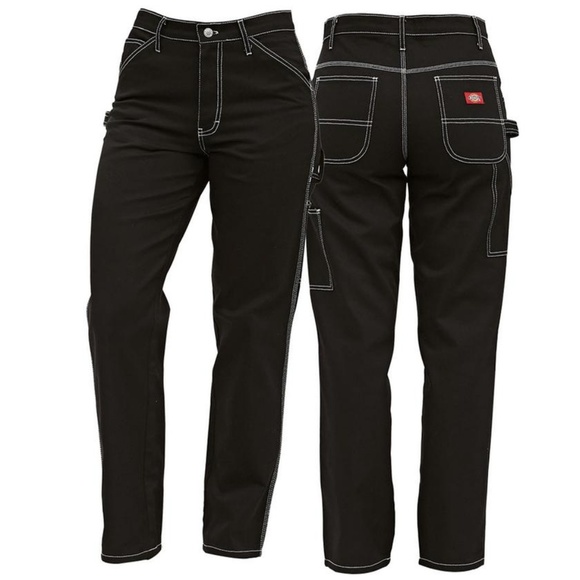 womens black carpenter pants